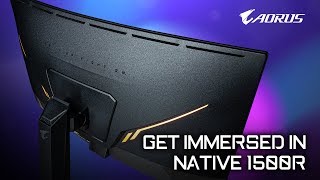 AORUS CV27Q Gaming Monitor  More Curved More Immersive  Official Trailer [upl. by Repard]