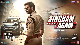 Singham Again teaser trailer Ajay Devgan  singham 3 shooting update [upl. by Stern]