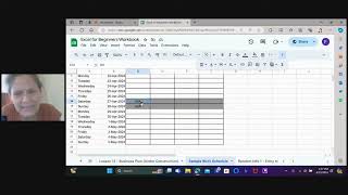 Lesson 10  Design a Work Schedule or Timesheet in Excel [upl. by Arikat]