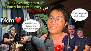 Taking blessings from mummy for Nagaland trip new journey ​⁠MonuBikomiya ​⁠BitulVlogs [upl. by Eidnarb708]