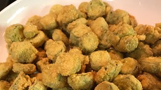 OLD SCHOOL FRIED OKRA [upl. by Cyna]