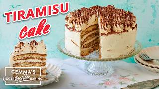 Stunning Tiramisu Layered Cake Recipe [upl. by Eatton477]