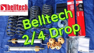 Belltech 24 Drop Kit Rear Install  2017 Ram 1500 4X4  Lowering kit [upl. by Nicolle]