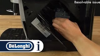 How to Reset the Infuser to Insert the Drip Tray in Your DeLonghi ESAM Coffee Machine [upl. by Reyotal296]