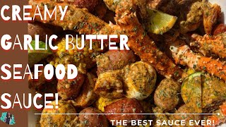 THE BEST GARLIC BUTTER SEAFOOD SAUCE RECIPE  QUICK amp EASY TUTORIAL  PERFECT FOR ALL SEAFOOD [upl. by Anoik185]