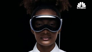 Apple unveils Vision Pro headset calling it revolutionary new augmented reality product [upl. by Ettennal900]