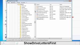 Windows 7  Laufwerksbuchstabe vor Laufwerksnamen anzeigen [upl. by Zwick234]