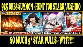 Bleach Brave Souls  925 ORBS SUMMON  SO MUCH 5 STARS Brave Selections [upl. by Radack]