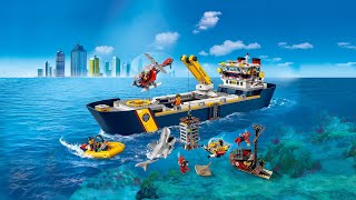 LEGO City Oceaan Onderzoekschip  60266  360° [upl. by Eecart]