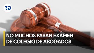 Pocos abogados pasan examen de colegiatura [upl. by Onaimad153]