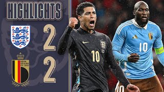 England 22 Belgium  Bellingham Scores Last Kick Of The Game  Highlights [upl. by Justicz697]