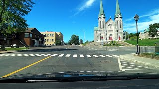 V104 Driving in Edmundston NB Canada Aug 2022 [upl. by Aramad]