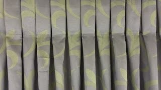 Box pleat how to make a box pleat curtain [upl. by Eneirda]