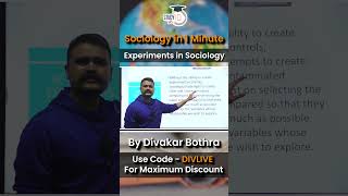 Sociology in 1 Minute  Experiments in Sociology [upl. by Ades]