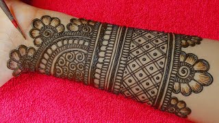 teej special mehndi design  mehndi design full hand  mehandi design simple [upl. by Annhoj]