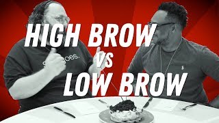 HIGH BROW VS LOW BROW TRAILER  High Brow vs Low Brow  Food Network [upl. by Rahr]