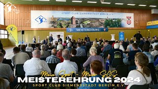 Meisterehrung 2024 im SC Siemensstadt  Livestream [upl. by Thissa]