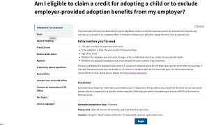 Am I eligible to claim an adoption tax credit or can I exclude employerprovided adoption benefits [upl. by Isabella]