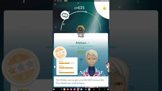 Evolving shiny meltan in pokémon go [upl. by Saraann]