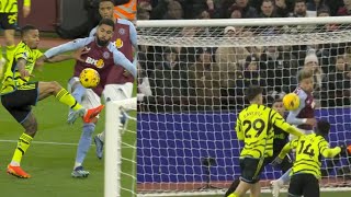 VAR ROBBED Arsenal Penalty amp Eddie Nketiah disallowed Goal for Matty Cash Handball vs Aston Villa [upl. by Atteval]