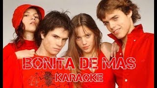 Erreway  Bonita de mas Karaoke  Ariana Diaz [upl. by Nace]