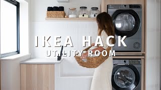 We Finished Our Utility  AN IKEA HACK [upl. by Assenad802]