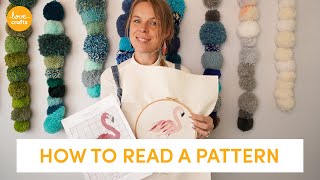 How to read a Cross Stitch pattern for Beginners [upl. by Nicholson]