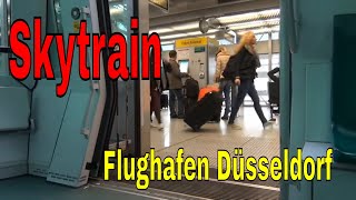 Der Skytrain Düsseldorf fährt zum Düsseldorf Flughafen [upl. by Lawlor]