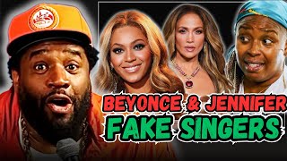 COREY HOLCOMB amp JAGUAR WRIGHT CRITICIZE BEYONCE amp JLO FOR NOT BEING GENUINE SINGERS 5150 Show [upl. by Iek]