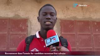 Recrutement militaire  Le calvaire des candidats [upl. by Gairc]