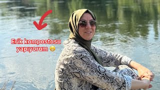 ERİK KOMPOSTOSU YAPIYORUM 😋 cappadocia ürgüp komposto kışlıkhazırlık erik [upl. by Nueovas]