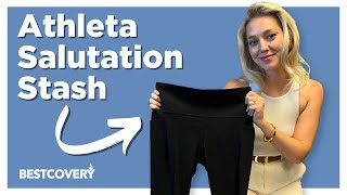 Athleta Leggings Review and Try On  Salutation Stash 78 Tight [upl. by Fe]