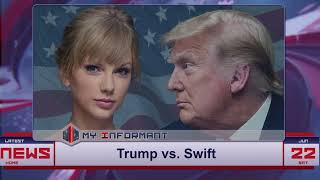 Trump Cant Shake Off Taylor Swift – Will She Impact the 2024 Election [upl. by Udall858]