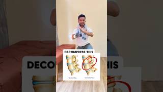 DECOMPRESS YOUR SPINE THE PROPER WAY 🤩🤩🤩 neckpain neckpainrelief viral [upl. by Balas]