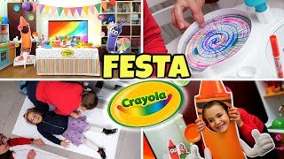 FESTA A SORPRESA CRAYOLA 🎨 Coloriamo e Giochiamo Insieme [upl. by Frederich]