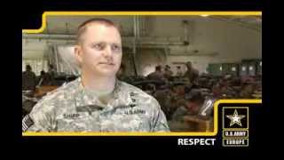 USAREUR Army Values SFC Shipp  Respect [upl. by Wilkison344]