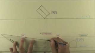 Measured Perspective Drawing  House Shape [upl. by Aubrette]