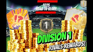 FC25 DIVISION 1 RIVALS REWARDS  fc fc25 fifa rivals [upl. by Ebony544]