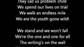 Skid Row  Youth Gone Wild Lyrics [upl. by Uon]