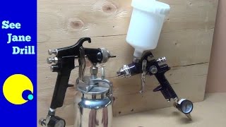 Beginner Tutorial How to Set Up and Use a Paint Spray Gun [upl. by Holmun]