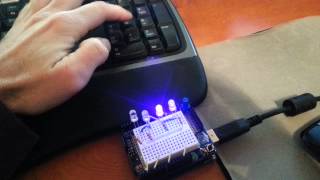 Controlling LEDs with PC using Arduino [upl. by Lad]