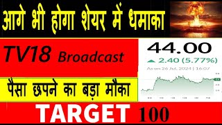 TV 18 BROADCAST SHARE PRICE TARGET ANALYSIS  NETWORK 18 SHARE PRICE LATEST NEWS [upl. by Brown]