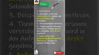 B2 Hören Teil 3 Goethe Zertifikat B2  Effective tips and tricks [upl. by Asilla280]