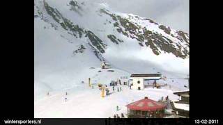 Sölden  Ötztal Arena Silberbrünnl webcam time lapse 20102011 [upl. by Domella]