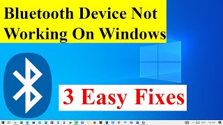 How To FIX Bluetooth Device Not Working On Windows [upl. by Daniels]