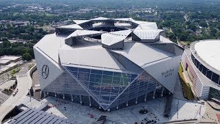 The Atlanta Falcons Revolutionary New Stadium Is Unlike Any Other Youve Seen [upl. by Nnayllek]