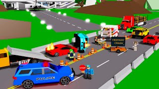 HIGHWAY CRASH IS BROOKHAVEN RP [upl. by Oak941]