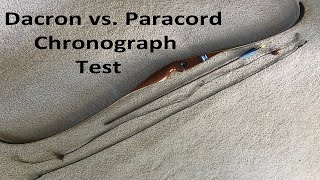 Dacron vs Paracord speed test [upl. by Aihseym]