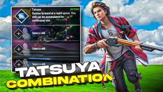 TATSUYA  RUSH COMBINATION   Free Fire Best Short range Skill Combo 🔥 [upl. by Oleusnoc]