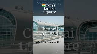 Indias Busiest Airports 2023 India Airports IndianAirports Top10 comparisionvideo [upl. by Sivek]